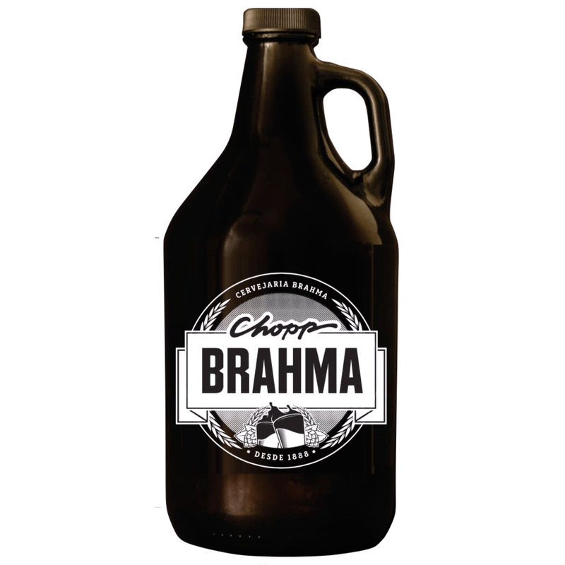 Growler Vidro Chopp Brahma 1,9L | Com o líquido