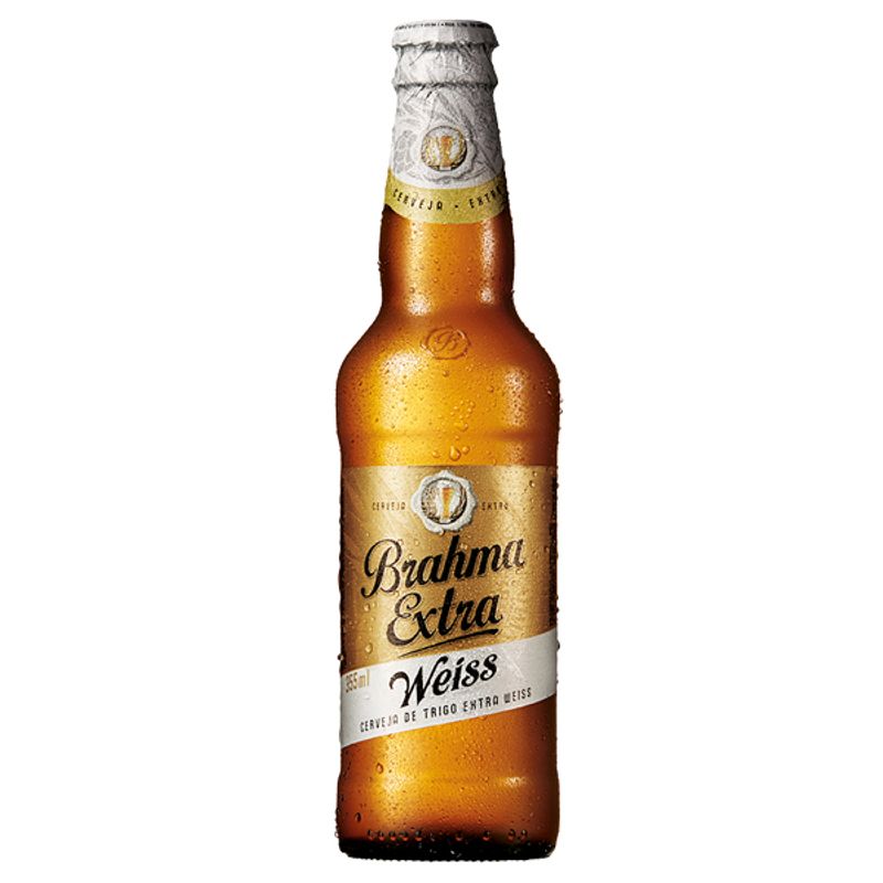 Cerveja Brahma Extra Weiss, 355ml, Long Neck