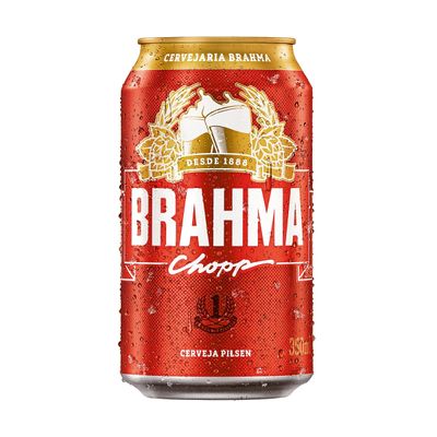 Cerveja Brahma Chopp, Pilsen, 350ml, Lata
