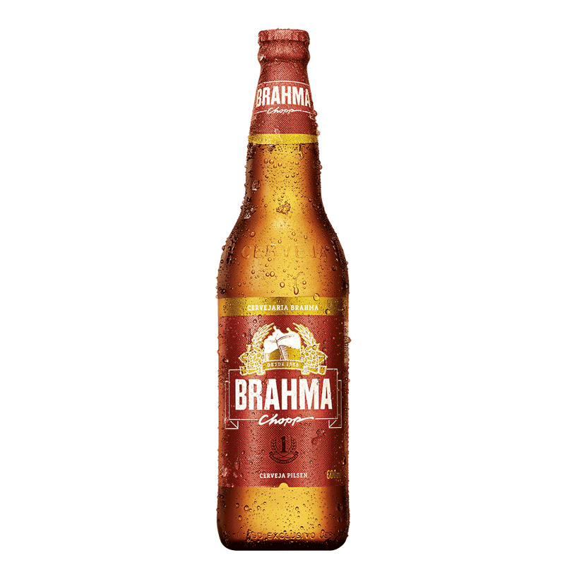 Cerveja Brahma Chopp, Pilsen, 600ml, Garrafa