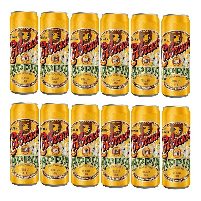 Cerveja Colorado Appia 410ml - 12 Unidades