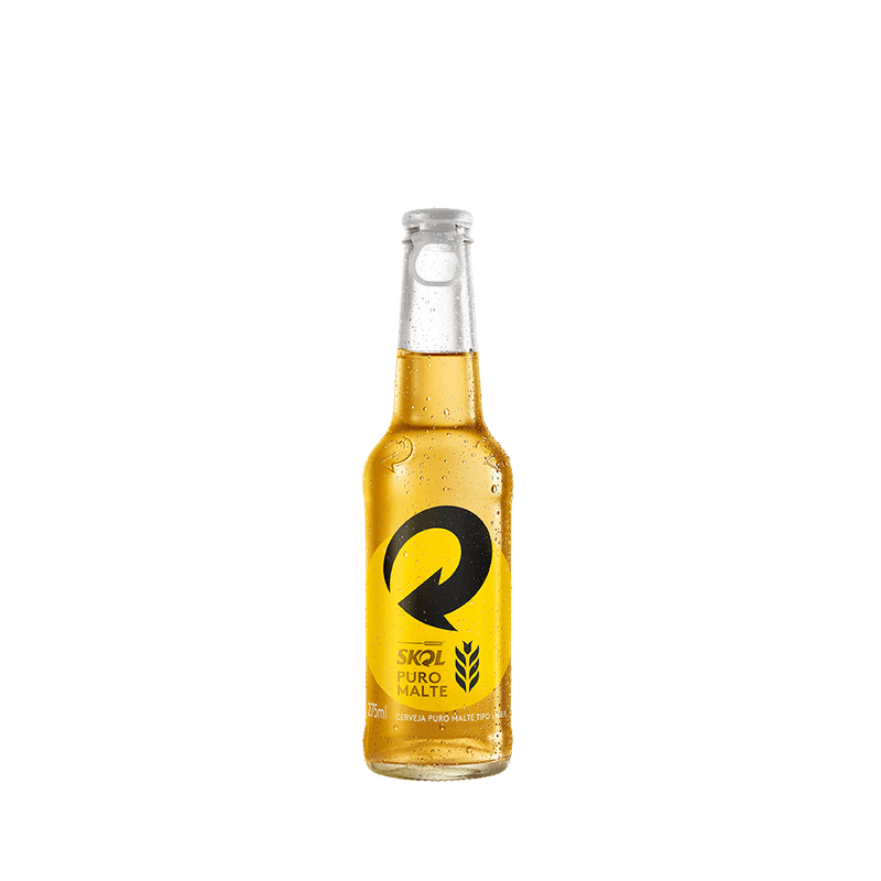 Cerveja Skol, Puro Malte, 275ml, Long Neck