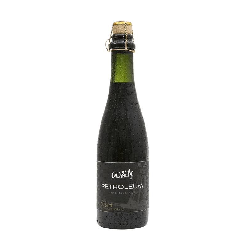 Cerveja Wäls Petroleum Stout, 375ml, Garrafa Arrolhada