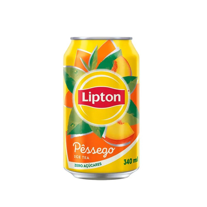 Chá LIPTON ICE TEA Pêssego Lata 340ML