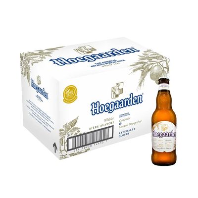 Cerveja de Trigo Hoegaarden Long Neck 330ml - 24 unidades