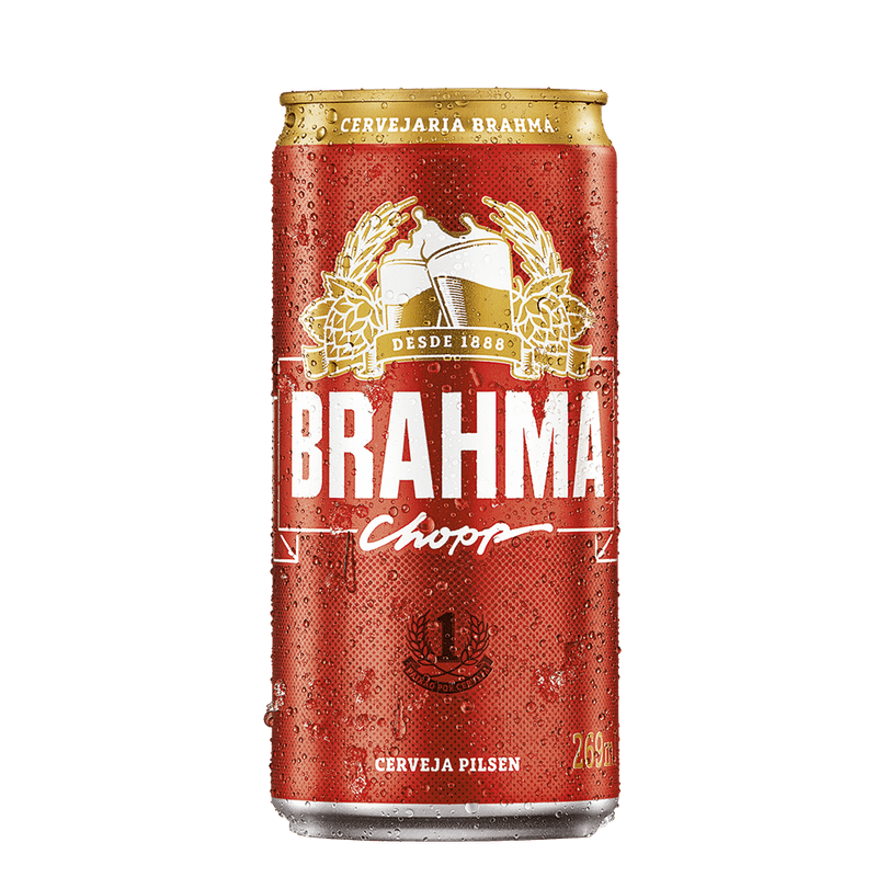 Cerveja Brahma Chopp, Pilsen, 269ml, Lata