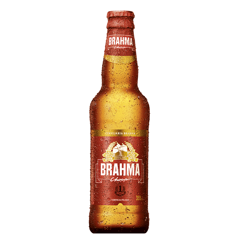 Cerveja Brahma Chopp, Pilsen, 355ml, Long Neck