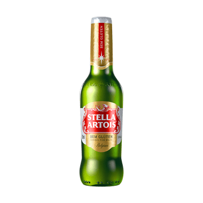 Cerveja Stella Artois Sem Glúten, Puro Malte, 330ml, Long Neck