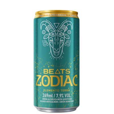 Drink Pronto Beats, Zodiac, Terra, 269ml, Lata
