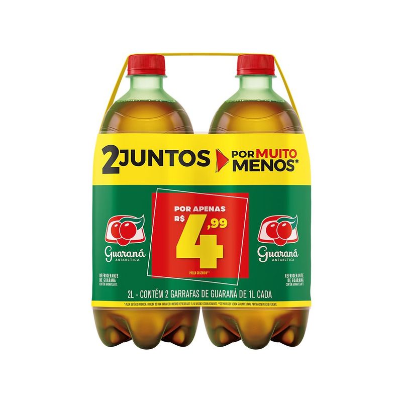 Guaraná Antarctica Pet 1L 2 Unidades