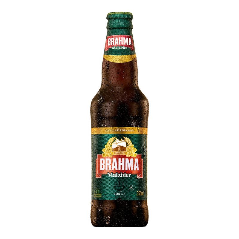 Cerveja Brahma Malzbier, 355ml, Long Neck