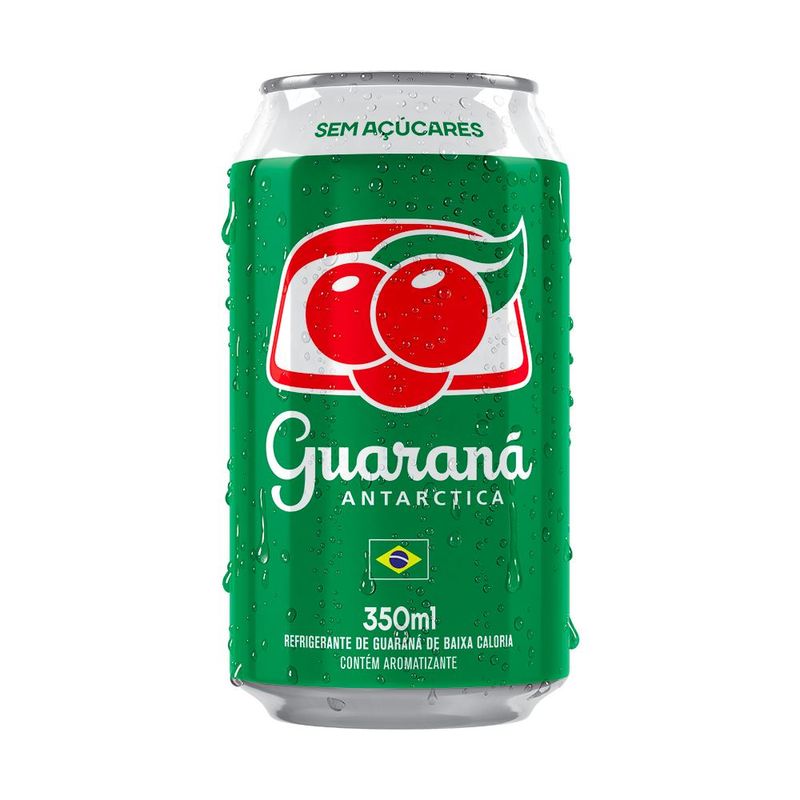 Guaraná Antarctica Diet 350ml Caixa com 12 Unidades