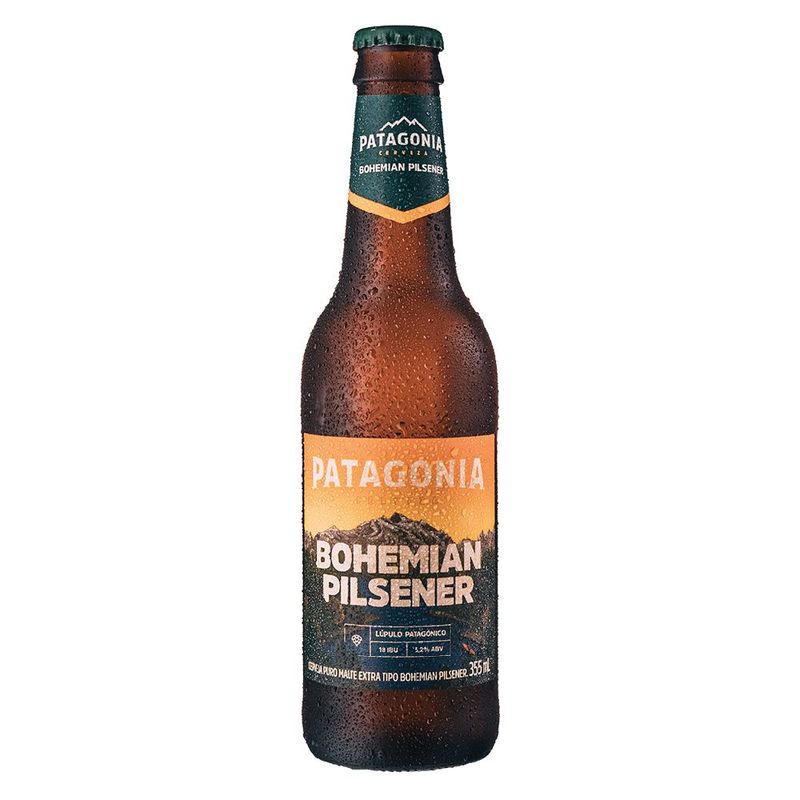 Patagonia Bohemian Pilsener 355ml Caixa com 12 Unidades