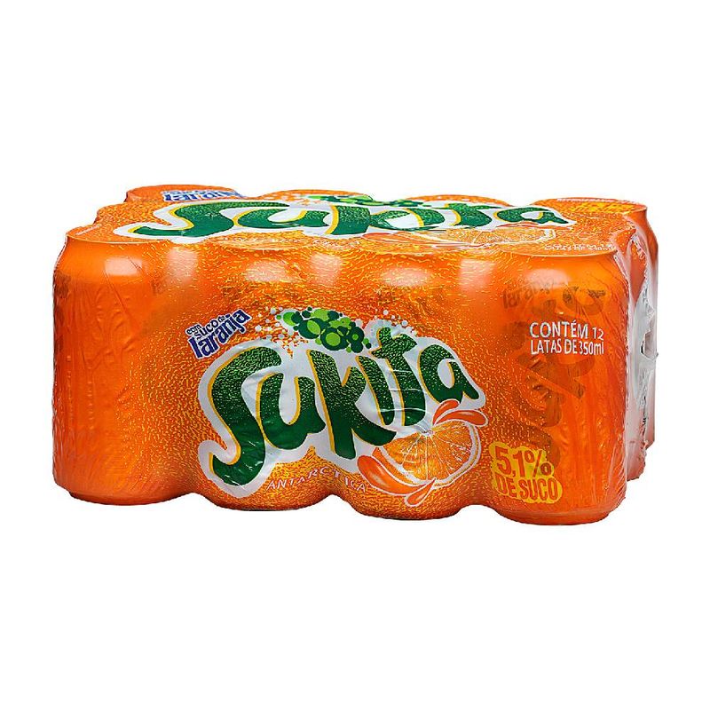 Sukita Lata 350ml Caixa com 12 Unidades