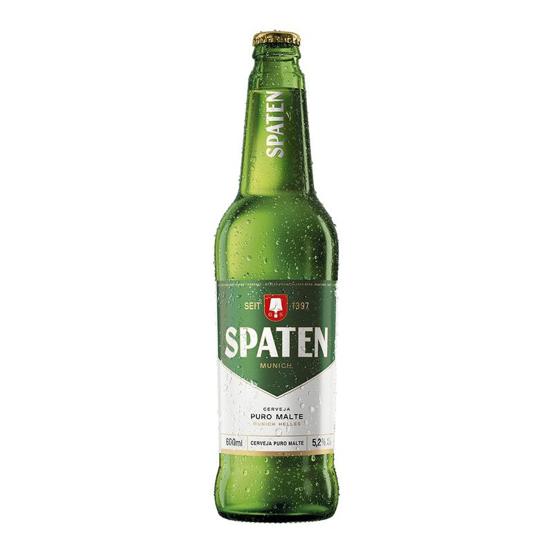 Cerveja Spaten, Puro Malte, 600ml, Garrafa