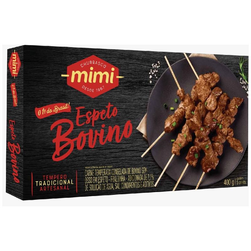 Espetinho de Carne Bovina - Espetinhos Mimi Mooca