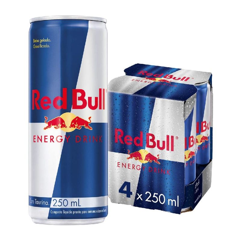 Red Bull Lata 250ml 4 Unidades