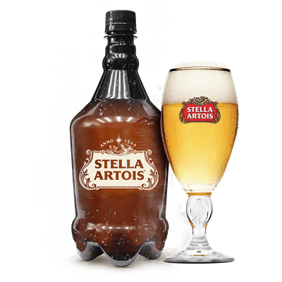 Stella Artois 2L | Growler Pet Cheio