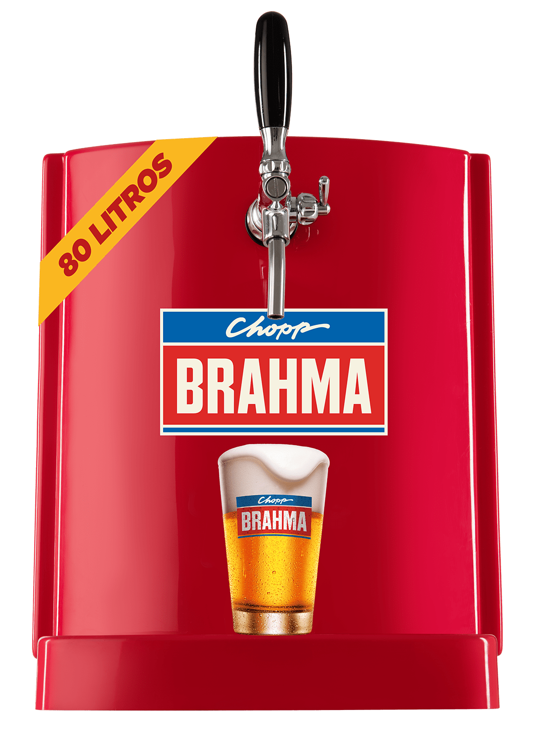 Chopp Brahma Claro 80L