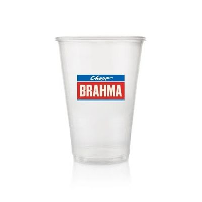Copo Plástico Brahma 500ml - 35 unid