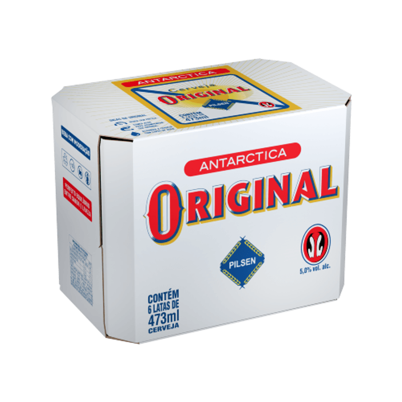 Cerveja Original, Pilsen, 473ml, Lata, Pack C/6