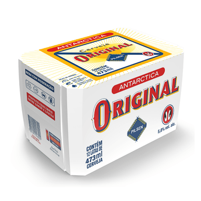 Cerveja Original, Pilsen, 473ml, Lata, Pack C/12