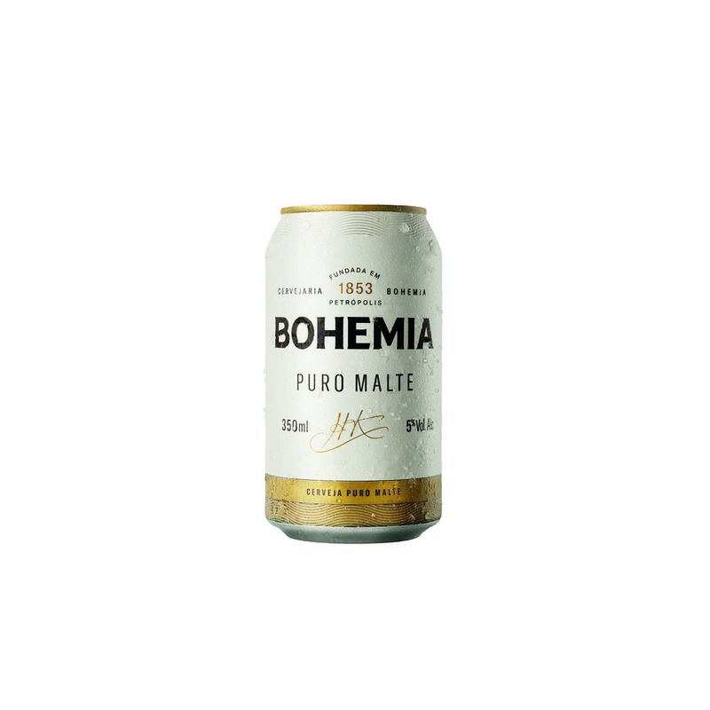 Cerveja Bohemia, Puro Malte, 350ml, Lata