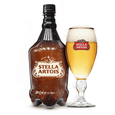 Stella Artois 1L | Growler Pet Cheio
