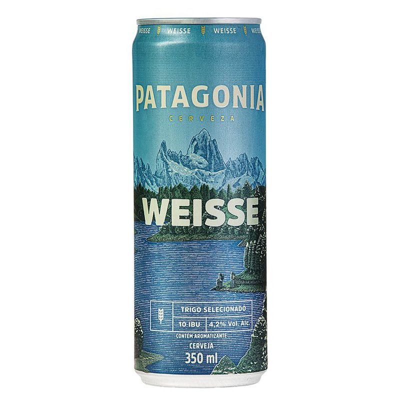 Cerveja Patagonia Weisse, 350ml, Lata