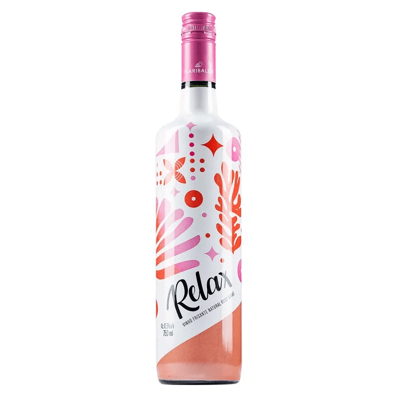 Vinho Frisante Relax 750ML Rose Suave