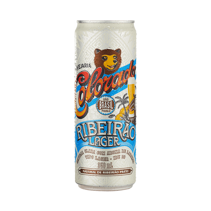 Cerveja Colorado, Ribeirão Lager, 350ml, Lata