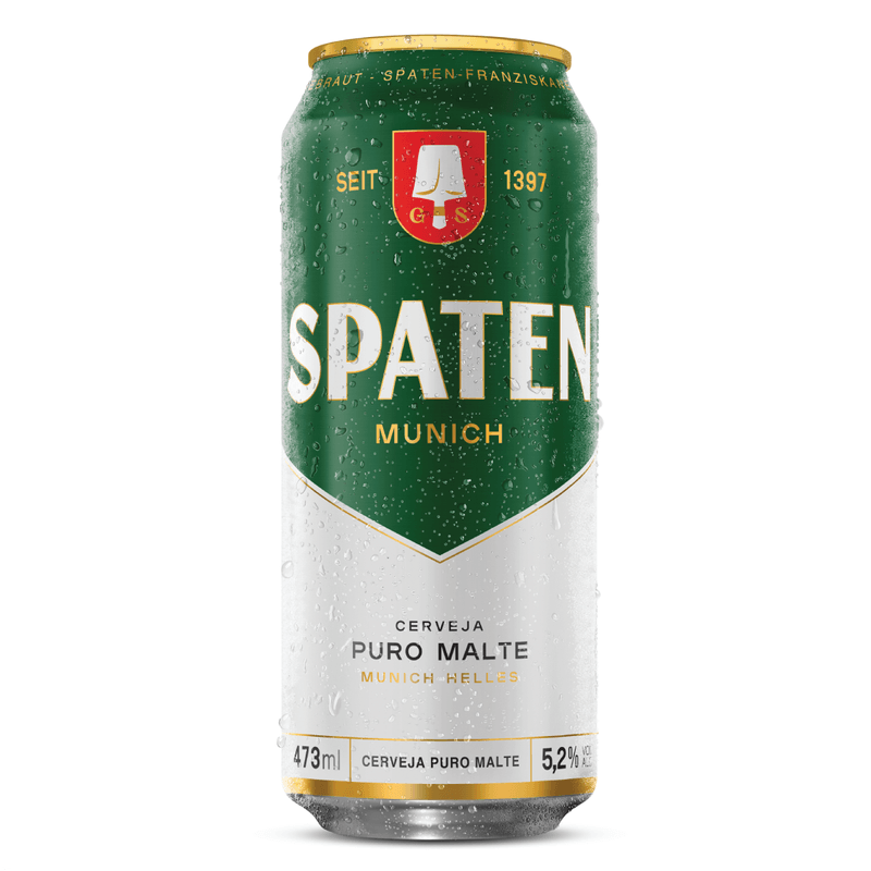 Cerveja Spaten, Puro Malte Lata Std 473ml