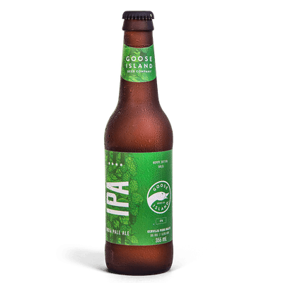 Cerveja Goose Island IPA, 355ml, Long Neck - Pack com 6 Unidades