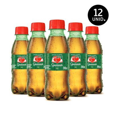 Refrigerante Guaraná Antarctica Garrafa 200ml - 12 Unidades