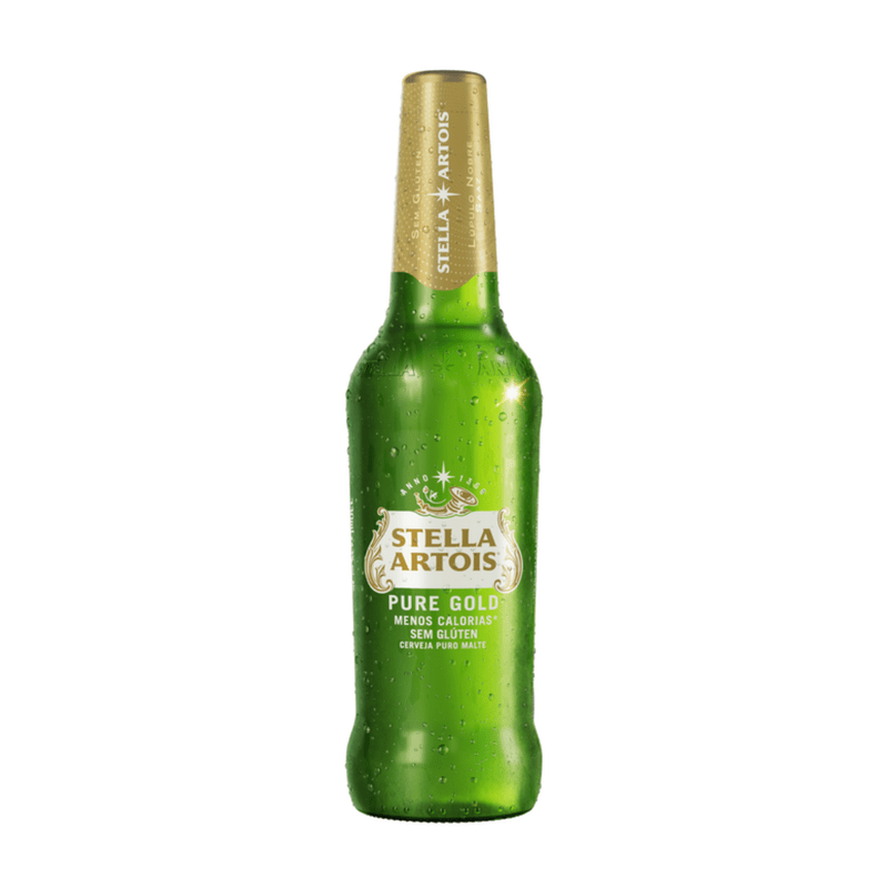 Stella Artois Pure Gold Garrafa Vidro 330ml