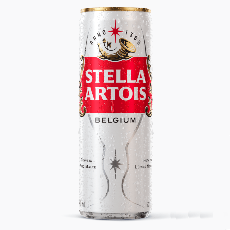 Cerveja Stella Artois Puro Malte 350ml Lata