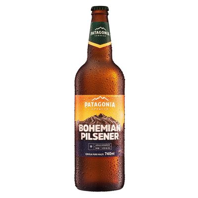 Cerveja Patagonia Bohemian Pilsener, 740ml, Garrafa
