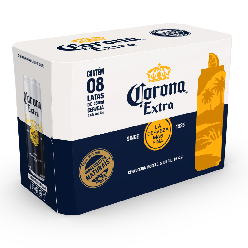 Cerveja-Corona-Extra-Pack-Cartao-Lata-Sleek---8-x-350ml