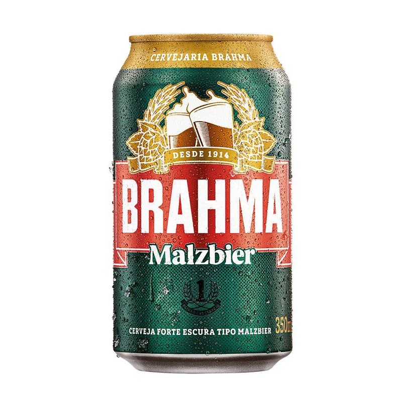 Cerveja Brahma Malzbier 350ml Lata