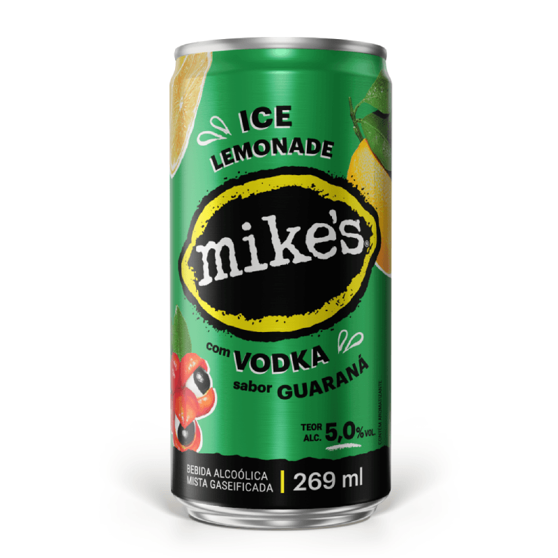 Drink Pronto Mike's ICE Guaraná Lata Sleek 269ml