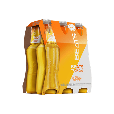Drink Pronto Beats Tropical 269ml Long Neck Pack C/6