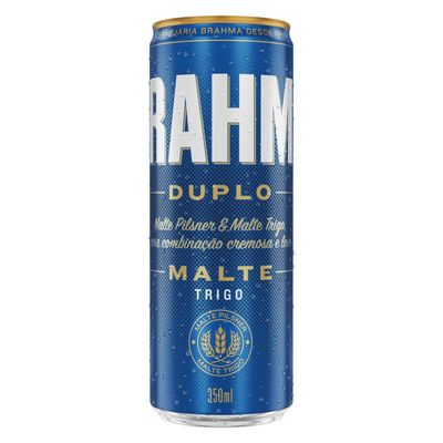 Cerveja Brahma Duplo Malte Trigo 350ml Lata