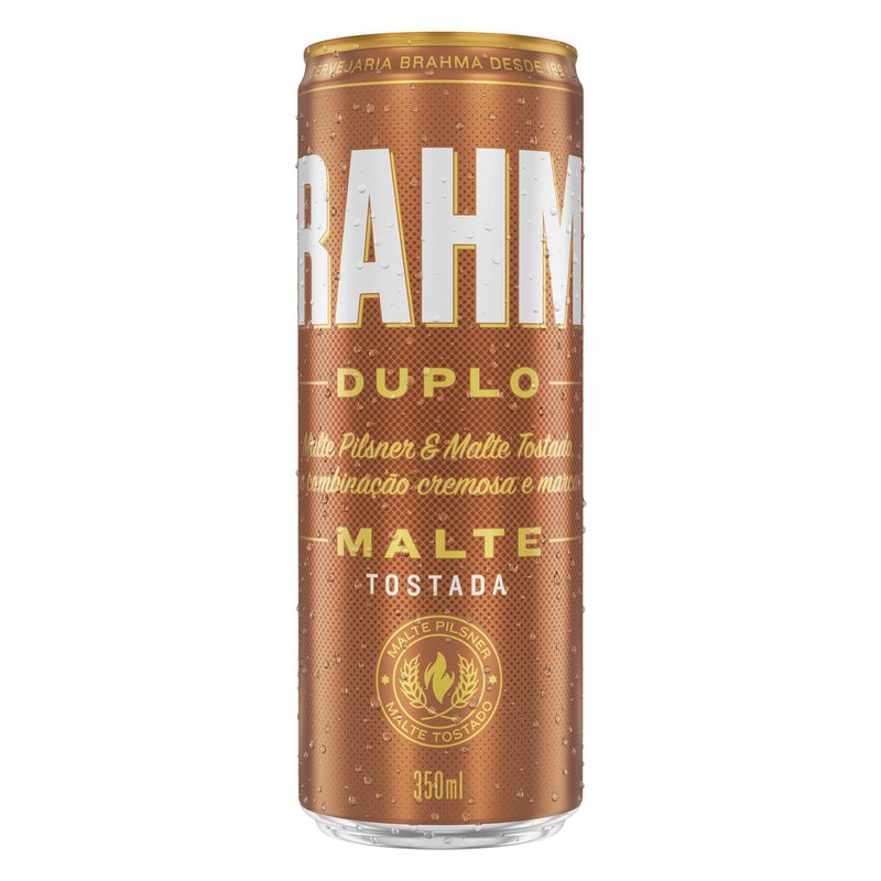 Cerveja Brahma Duplo Malte Tostada 350ml Lata