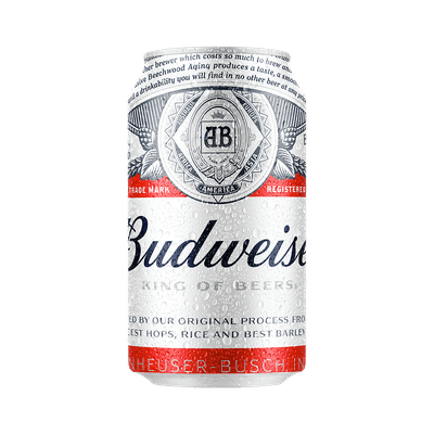 Cerveja Budweiser, American Lager, 350ml, Lata