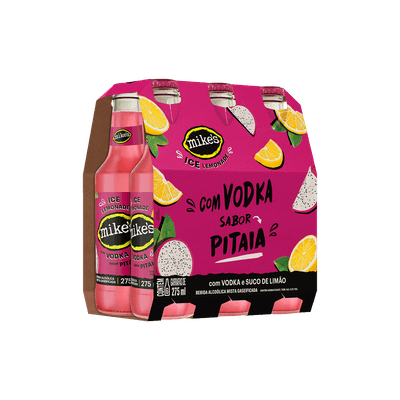 Drink Pronto Mike's Ice Pitaia 275ml Long Neck Pack C/6