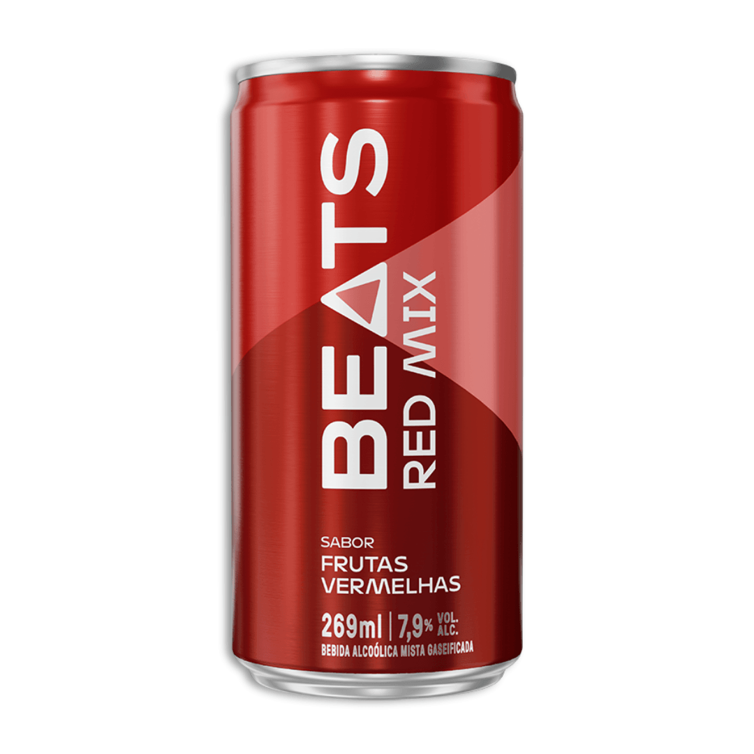 Drink Pronto Beats Red Mix Lata Sleek 269ml