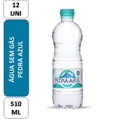 Água Mineral Pedra Azul 510 ml (PET) - sem gás Pack C/12