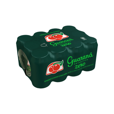 Refrigerante Guaraná Antarctica Sem Açúcar 350ml Lata Pack C/12