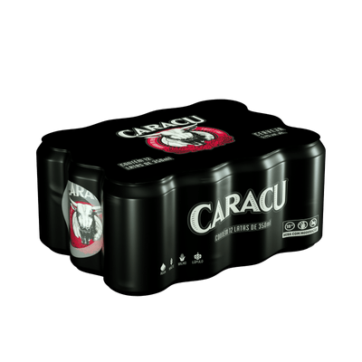 Cerveja Escura Caracu Lata Std 350ml Pack C/12