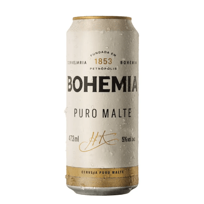 Cerveja Bohemia Puro Malte Lata Std 473ml